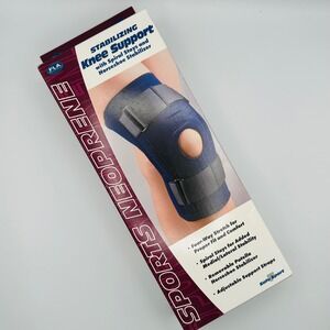 FLA Orthopedics Stabilizing Knee Support Unisex Small Navy Blue